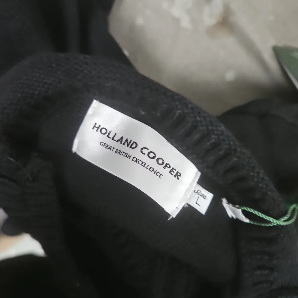 HOLLAND COOPER RACHEL MINI DRESS IN BLACK - LARGE