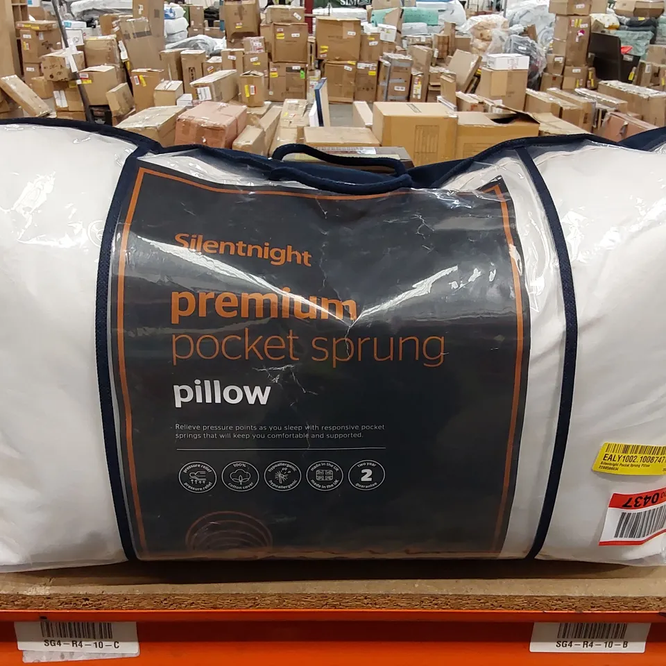 BAGGED SILENTNIGHT POCKET SPRUNG PILLOW (1 ITEM)