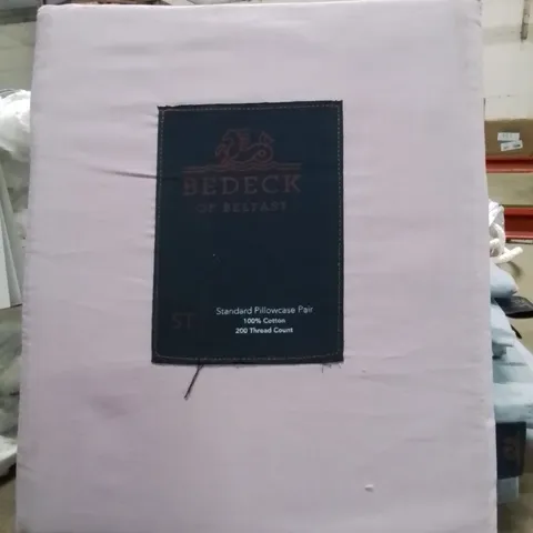 X18 BEDECK STANDARD PILLOW CASES -LILAC-