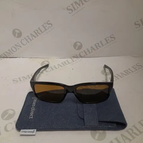HARRINGTON SPORT BEAT SHINY BLACK/GREEN PRESCRIPTION SUNGLASSES