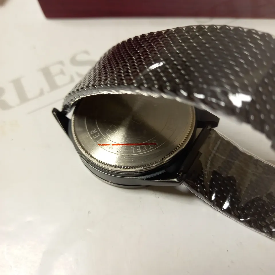 STOCKWELL AUTOMATIC TACHYMETER MESH STRAP WRISTWATCH  RRP £650
