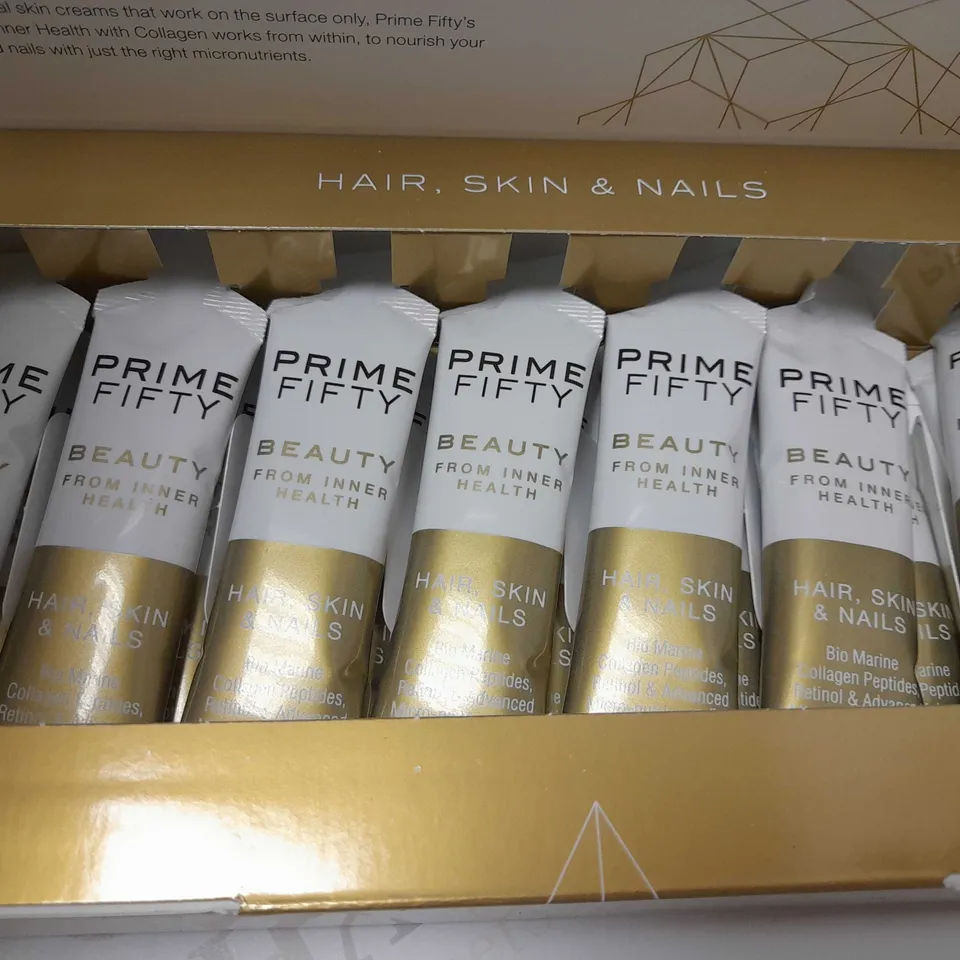 PRIME FIFTY HIGH STRENGTH COLLAGEN SHOTS FOR SKIN, HAIR & NAILS 