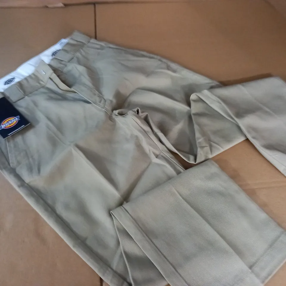 DICKIES ELIZAVILLE TROUSERS IN BEIGE - W28