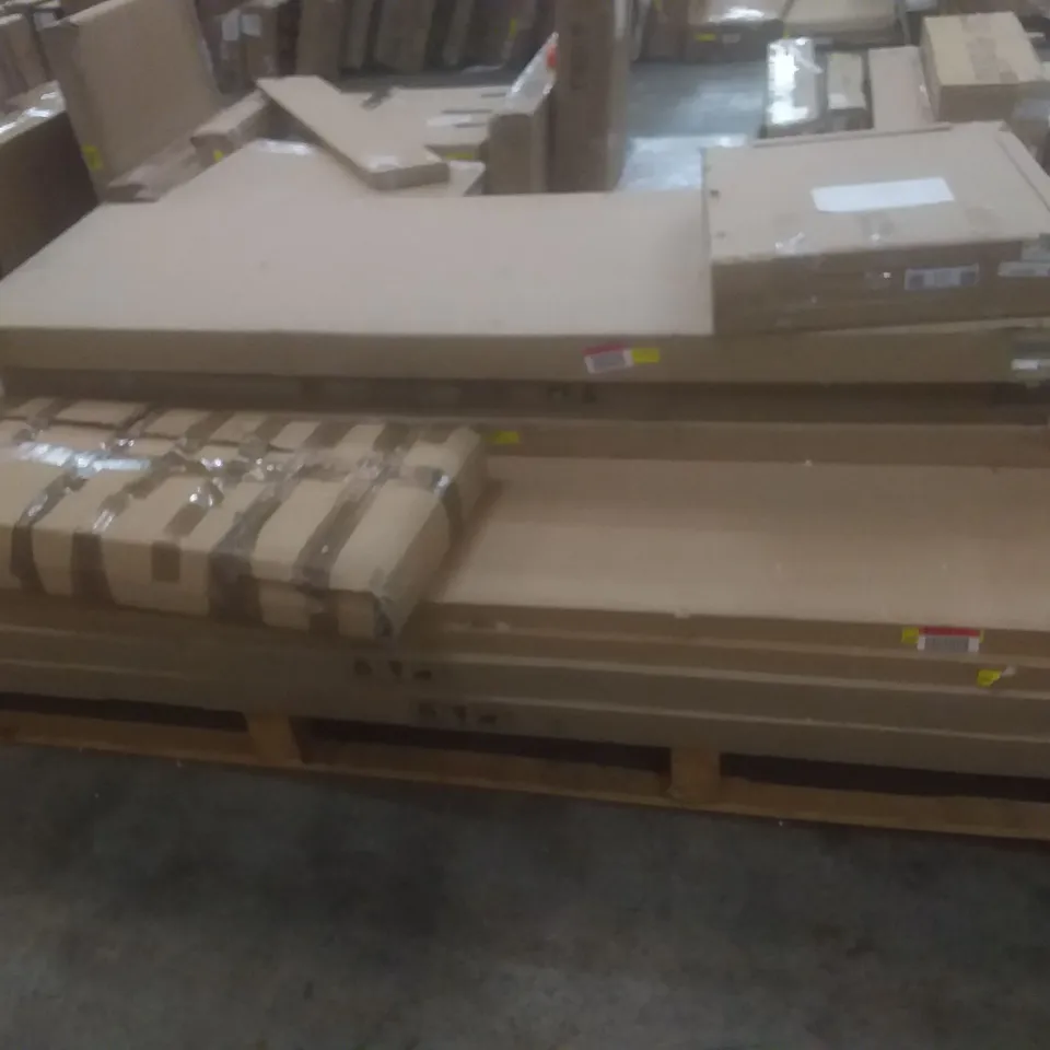 PALLET OF ASSORTED SPARE FURNITURE PARTS