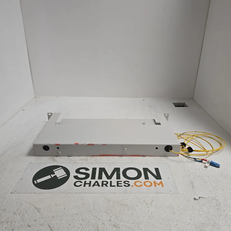 RACK-MOUNT SERVER DRIVE TRAY WITH WIRING HARNESS – GREY METAL