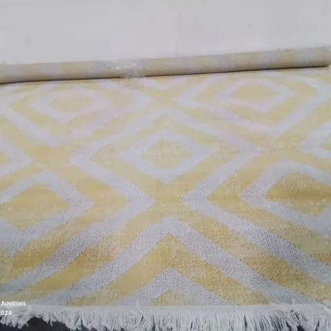 BRAND NEW PACO HOME 821 POCO YELLOW 120 X 170CM RUG