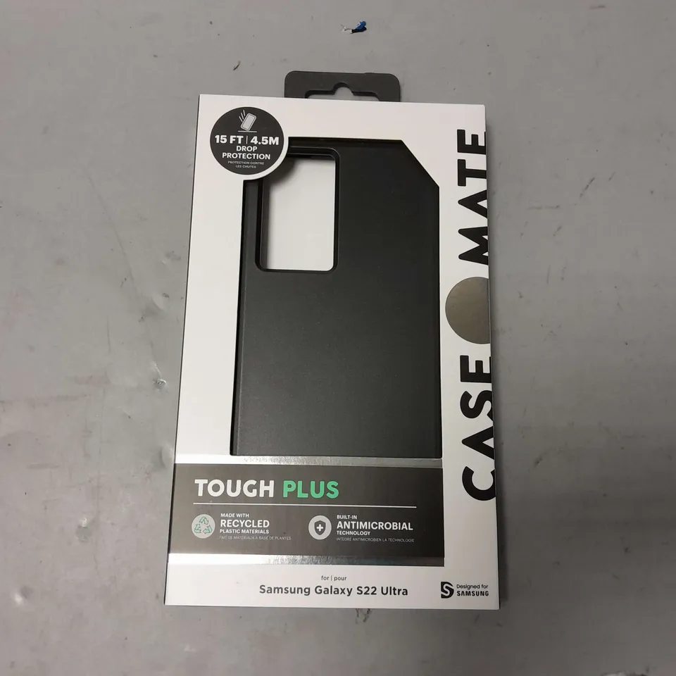 APPROXIMATELY 38 BOXED CASE MATE TOUGH PLUS ANTIMICROBIAL RECYCLED PHONE CASES FOR SAMSUNG GALAXY S22 ULTRA