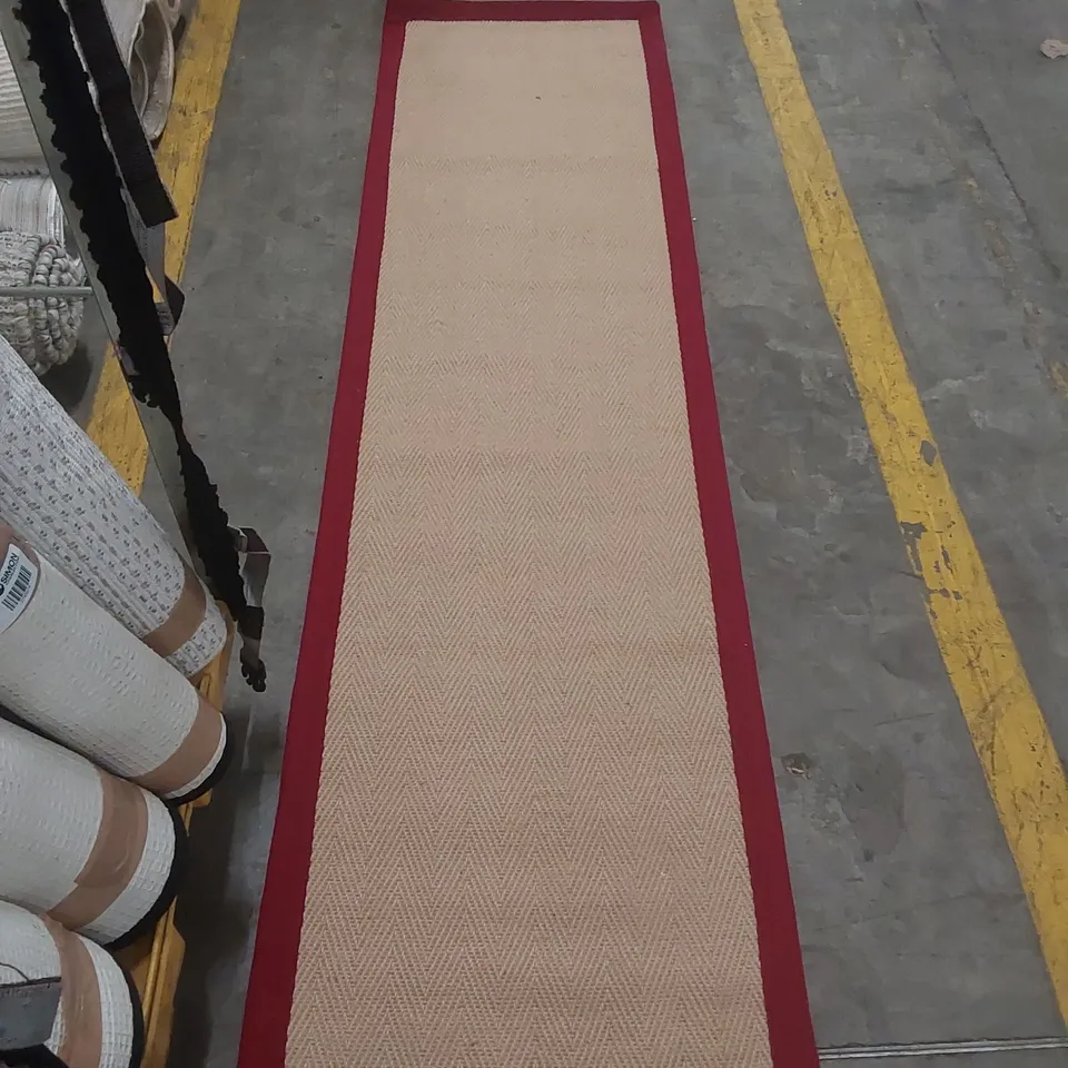 QUALITY DESIGNER RUG - APPROXIMATELY 230 x 60cm