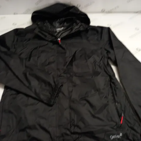 GELERT BLACK PACKAWAY JACKET - 14