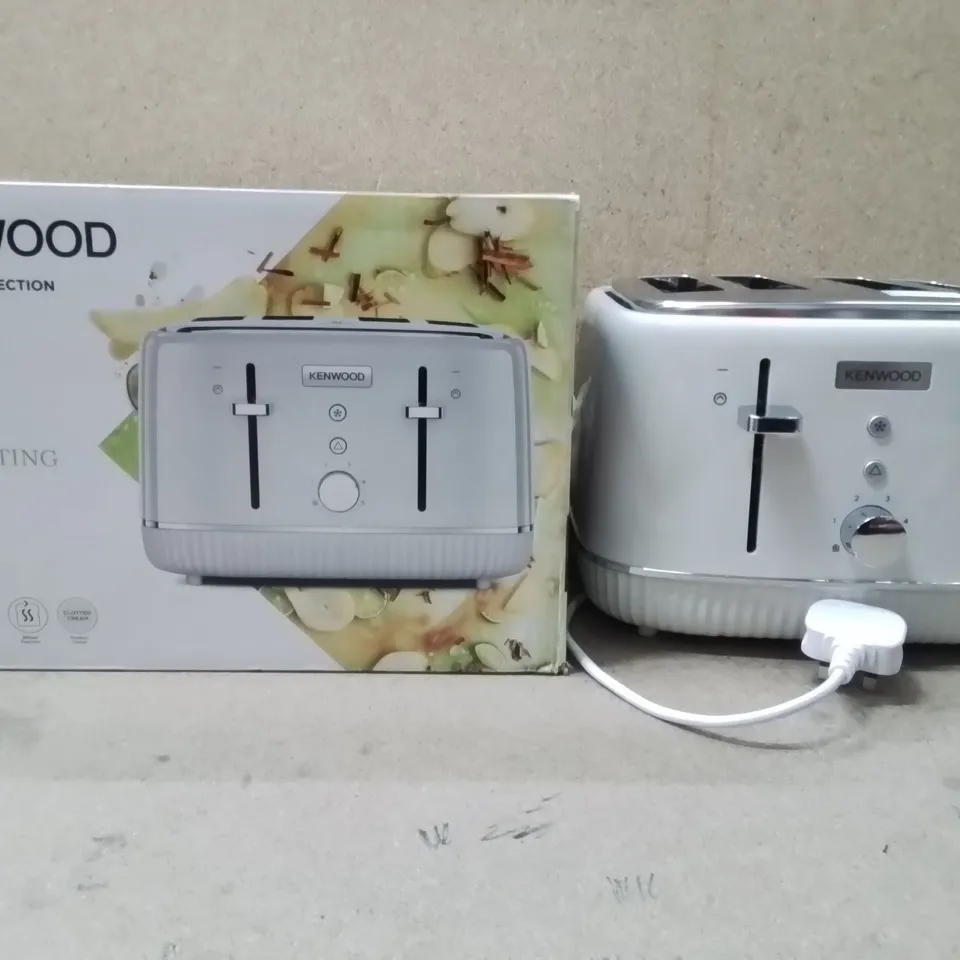 BOXED KENWOOD 4 SLICE TOASTER WHITE