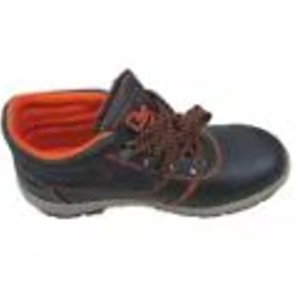 BRAND NEW ROCKLANDER MEN WORK BOOTS WITH CAP ANKLE PROTECTOR AND LEATHER STEEL TOE SAFETY SHOES SIZE 7