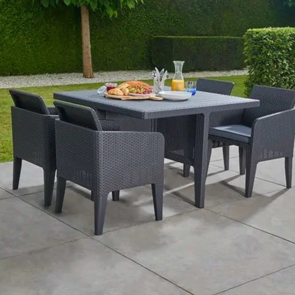 BOXED SANTIAGO 5 PIECE DINING SET ( 2 - 2 BOXES COMPLETE) 