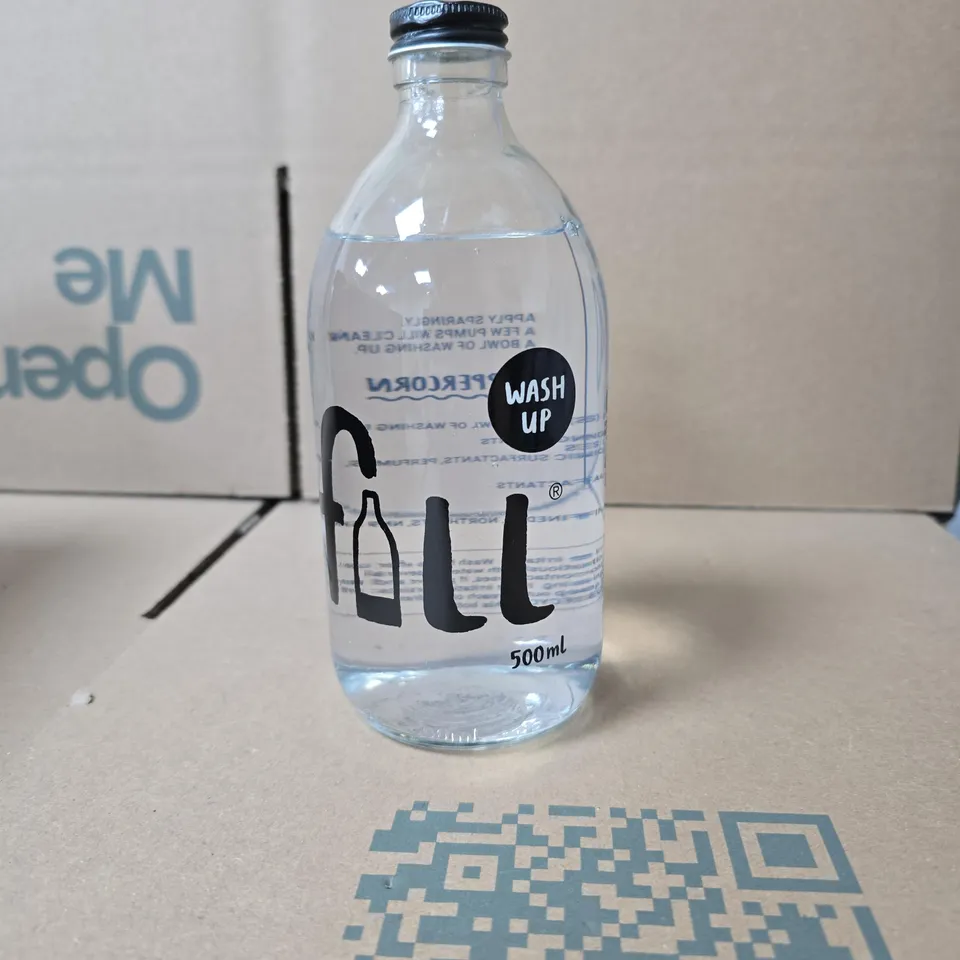 TOTE OF APPROXIMATELY 12 ASSORTED LIQUIDS TO INCLUDE: FILL WASHING UP LIQUID 