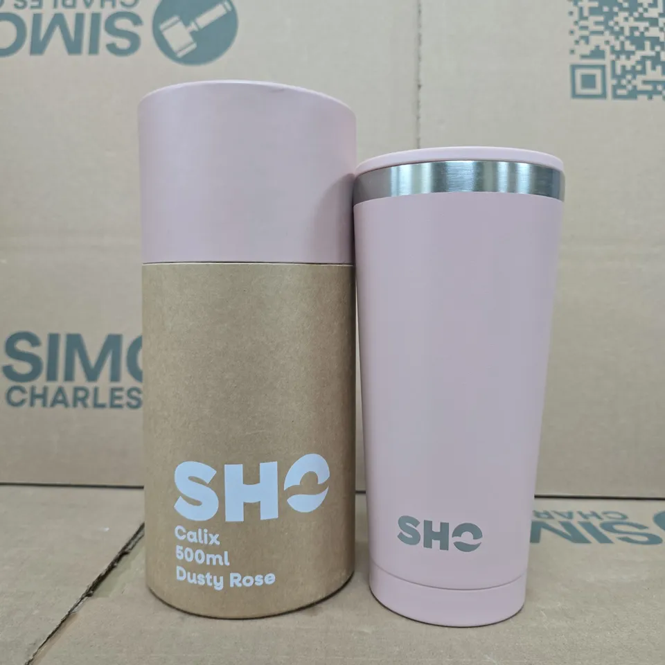SHO CALIX 500ML DUSTY ROSE REUSABLE BOTTLE