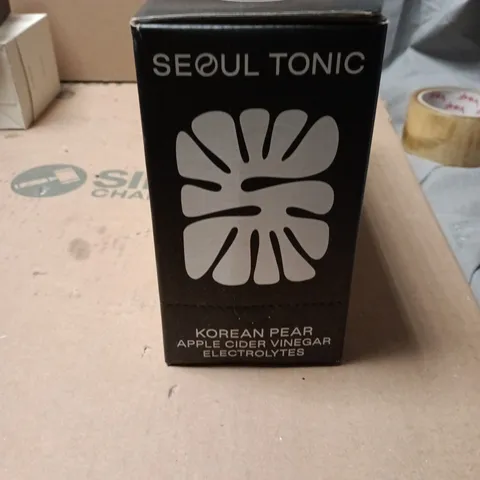 SEOUL TONIC KOREAN PEAR & APPLE CIDER VINEGAR ELECTROLYTE DRINK – 12 X 100ML POUCHES