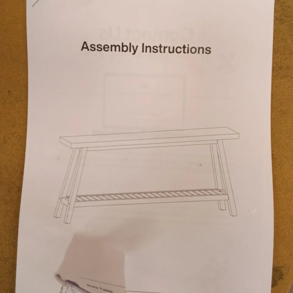 BOXED SOFA TABLE - BROWN (1 BOX)