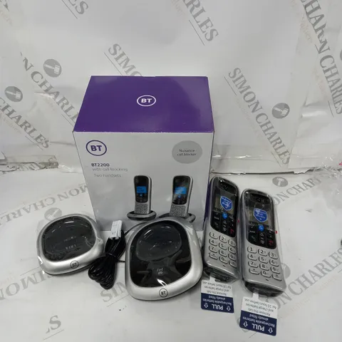 BOXED BT BT2200 TWIN HANDSET TELEPHONE
