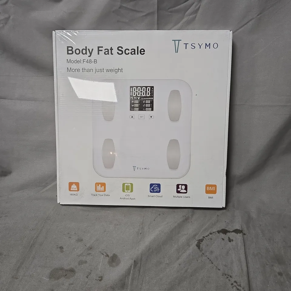 TSYMO BODY FAT SCALE – MODEL F48-B (BOXED) 