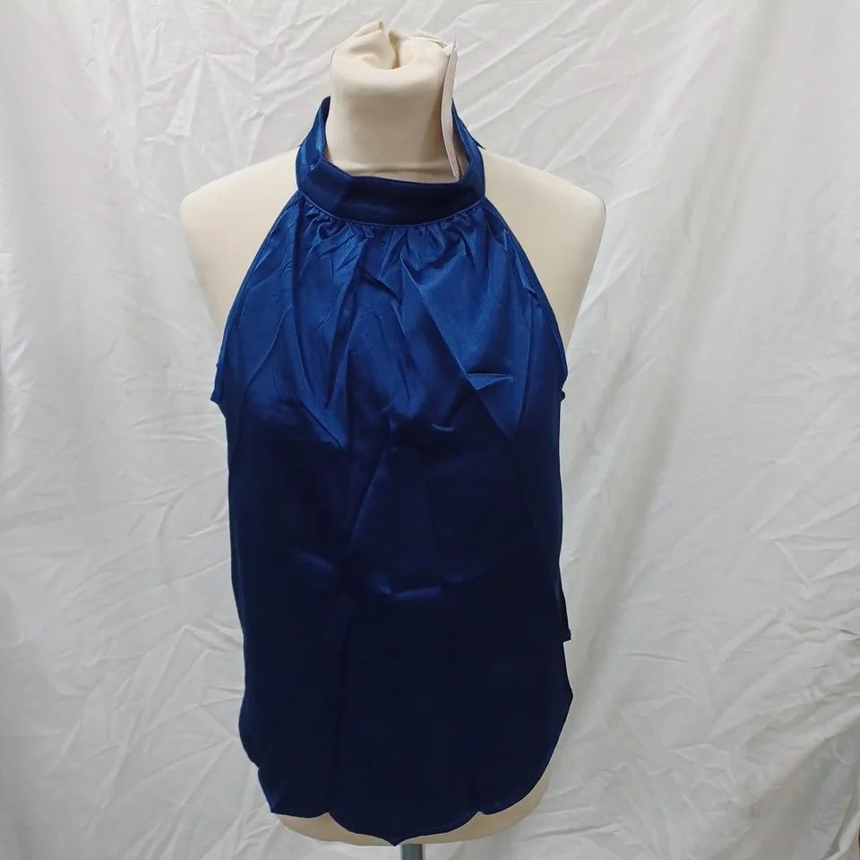EMERY ROSE DARK BLUE SLEEVELESS TOP SIZE M