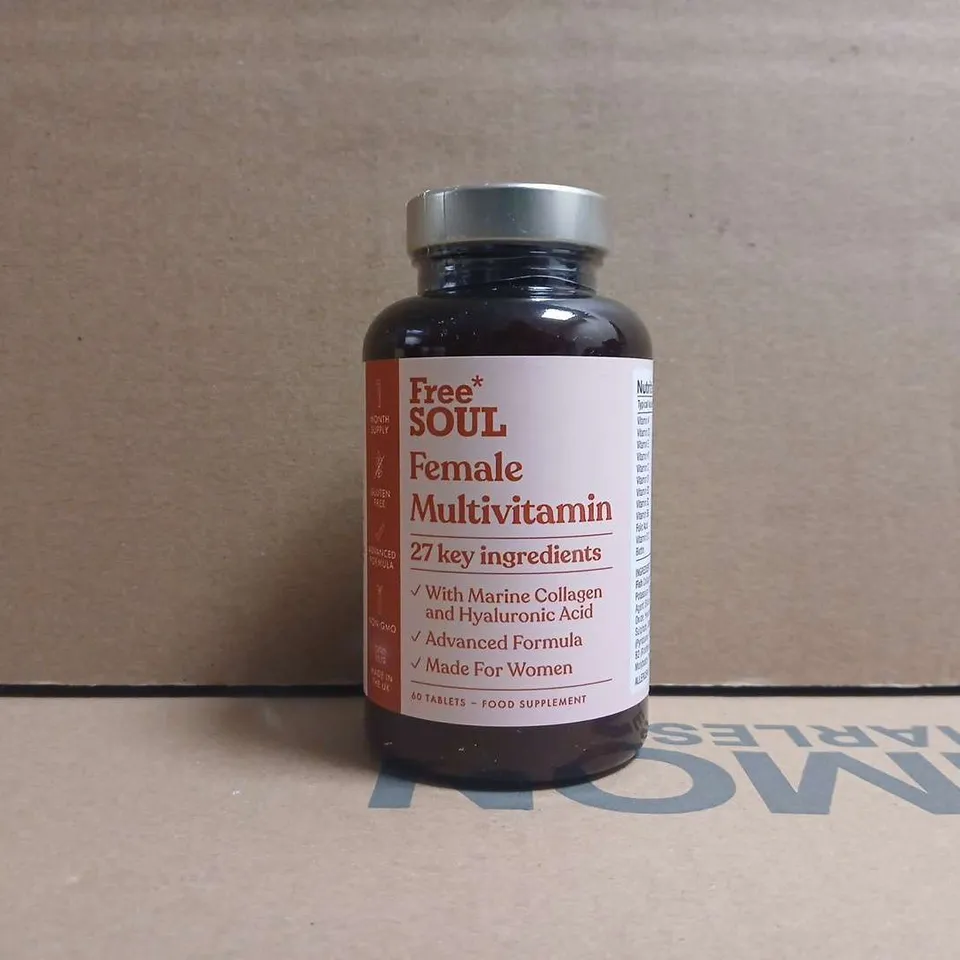 FREE SOUL FEMALE MULTIVITAMIN FOOD SUPPLEMENT - 60 TABLETS