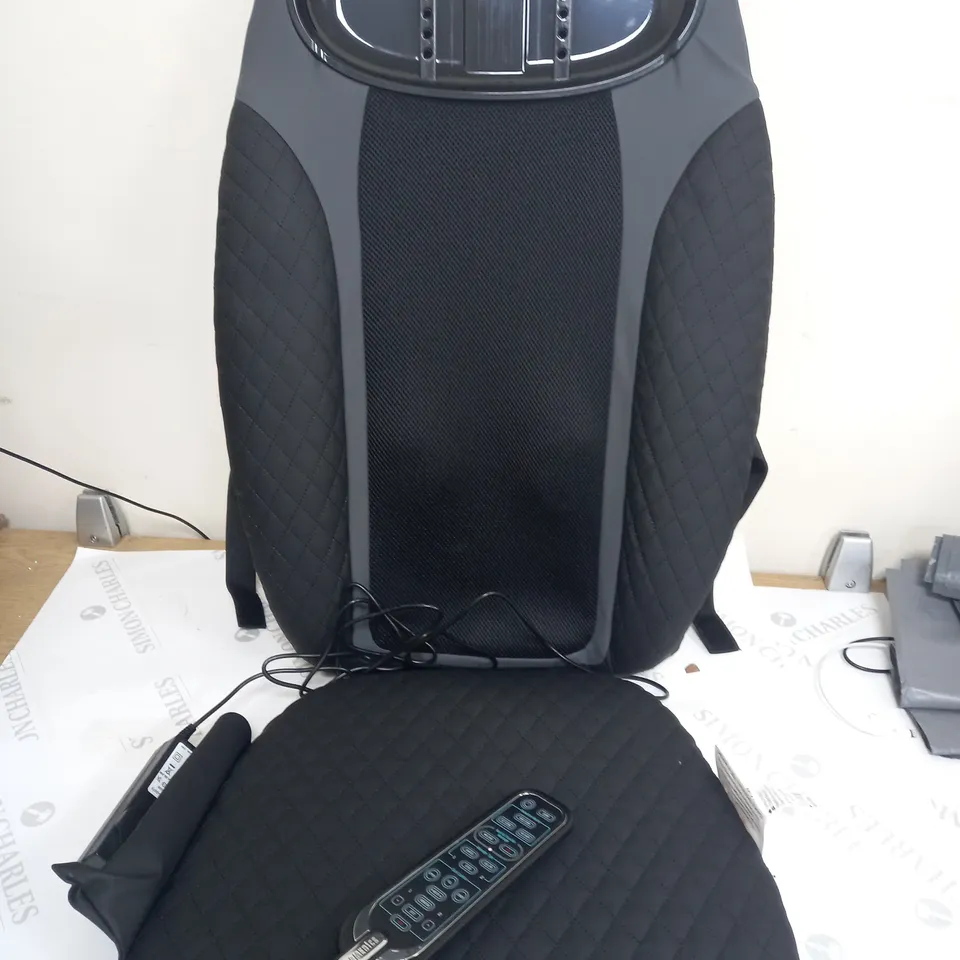 BOXED HOMEDICS 2 IN 1 SHIATSU MASSAGE CUSHION AND CORDLESS BODY MASSAGER
