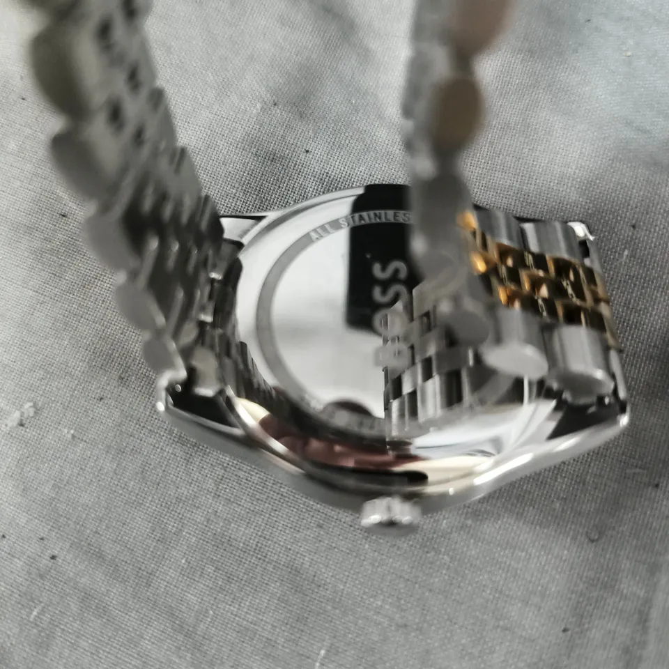 BOSS LADIES GRACEFUL TWO TONE STAINLESS STEEL WATCH