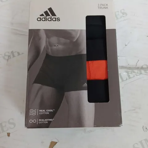 BOXED ADIDAS 3 PACK OF TRUNKS - LARGE