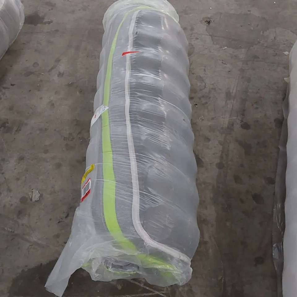 QUALITY BAGGED AND ROLLED 3FT SINGLE HYBRID FIBRE FOAM OPEN COIL MATTRESS 