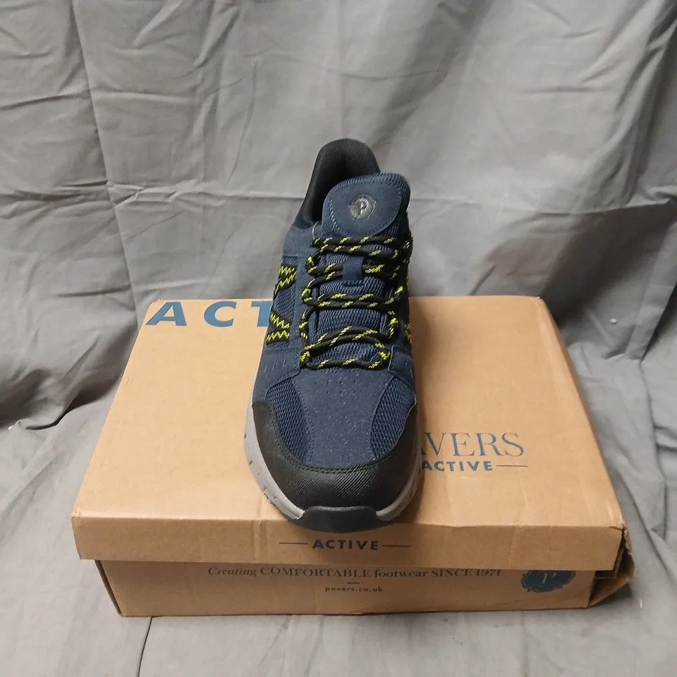 BOXED PAVERS ACTIVE NAVY WALKING SHOES - UK 12