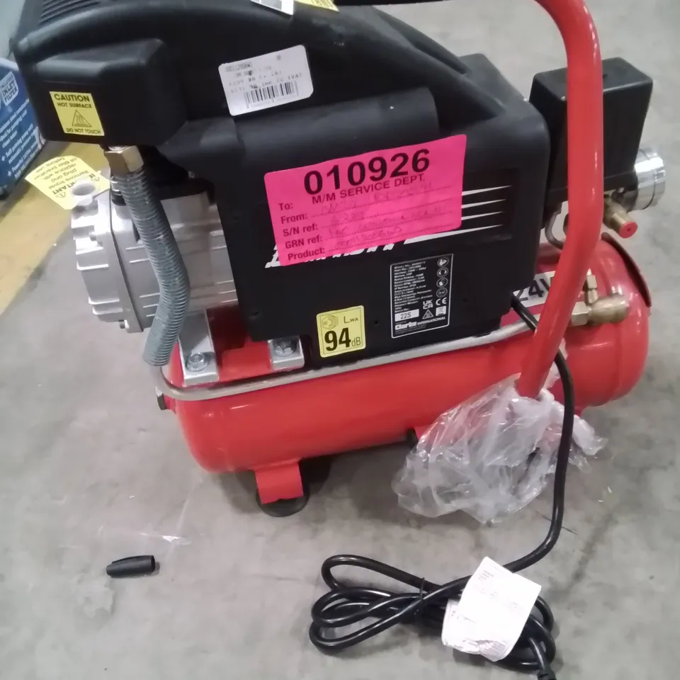 CLARKE BANDIT V 4.2CFM 8 LITRE 1HP AIR COMPRESSOR (230V)