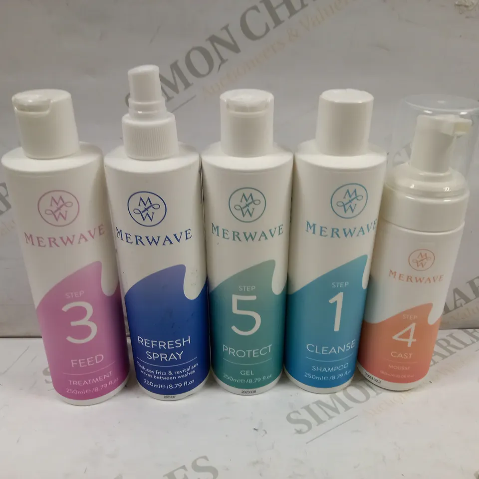 MERWAVE HAIR CARE COLLECTION TO INCLUDE PROTECT, CLEANSE, FEED ETC 