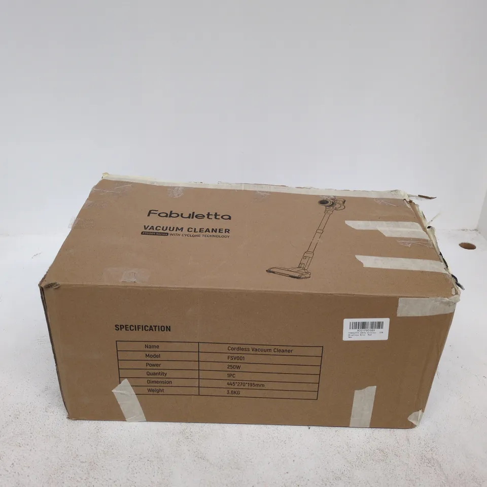 FABULETTA CORDLESS VACUUM CLEANER – FSV001 – BOXED