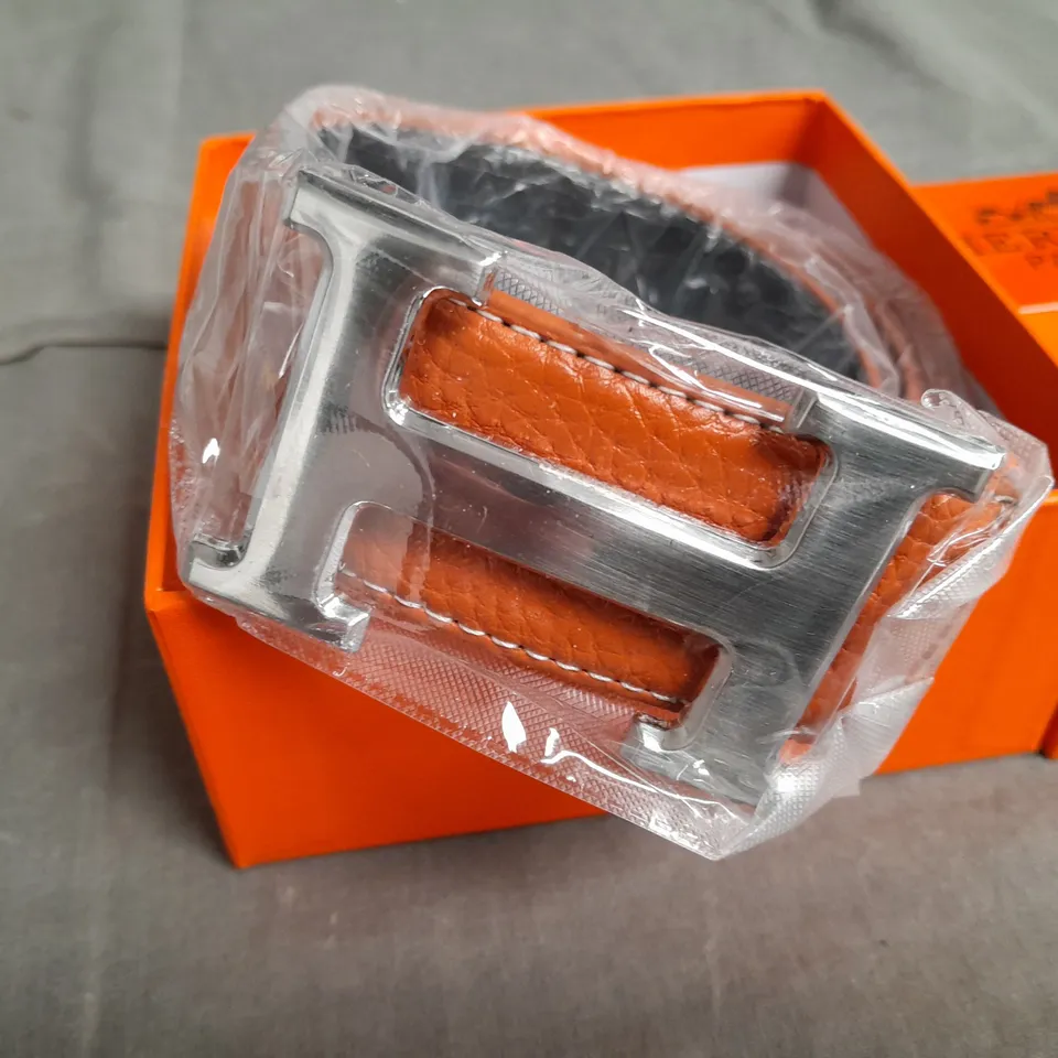 BOXED HERMES BROWN BELT 