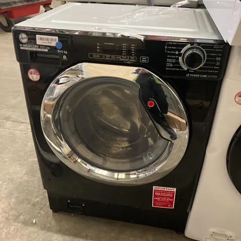 HOOVER HBDS495D1ACBE-80 H-WASH & DRY 300 LITE INTEGRATED 9KG WASHER DRYER BLACK - UNPROCESSED RAW RETURN