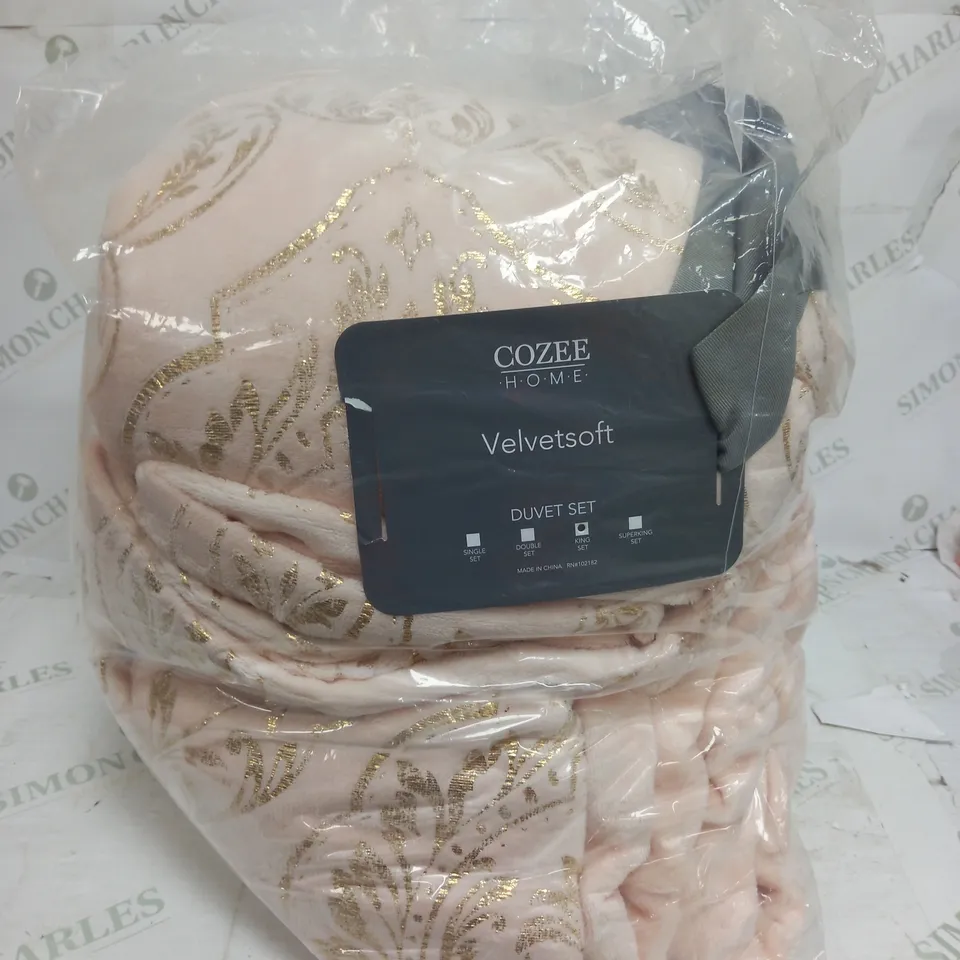 BOXED COZEE HOME VELVETSOFT KINGSIZE BEDDING