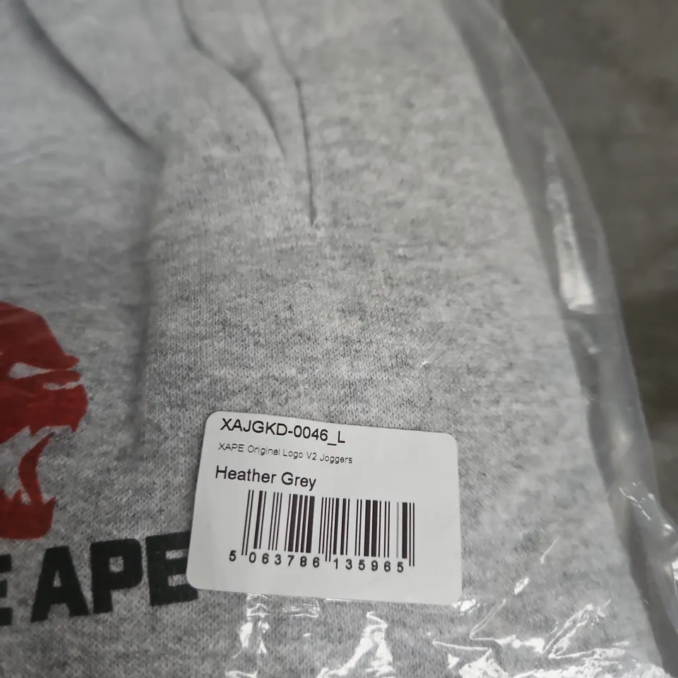 XPLOSIVEAPE ORIGINAL LOGO V2 JOGGERS – HEATHER GREY, UK L 