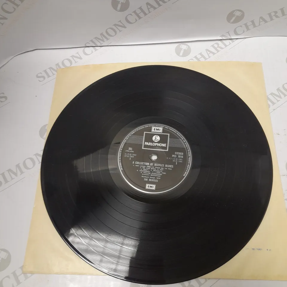 A COLLECTION OF BEATLES OLDIES VINYL 
