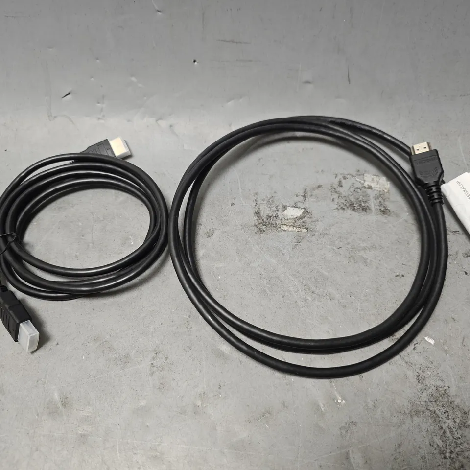 BOX OF APPROXIMATELY 90 HDMI CABLES IN BLACK 