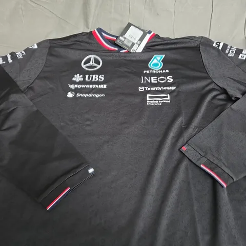 MERCEDES F1 MENS DRIVER SHIRT - SIZE M