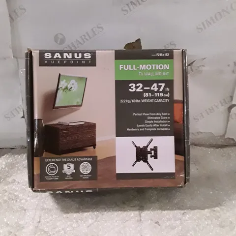 BOXED SANUS 32-47" FULL MOTION TV WALL MOUNT - F215C-B2