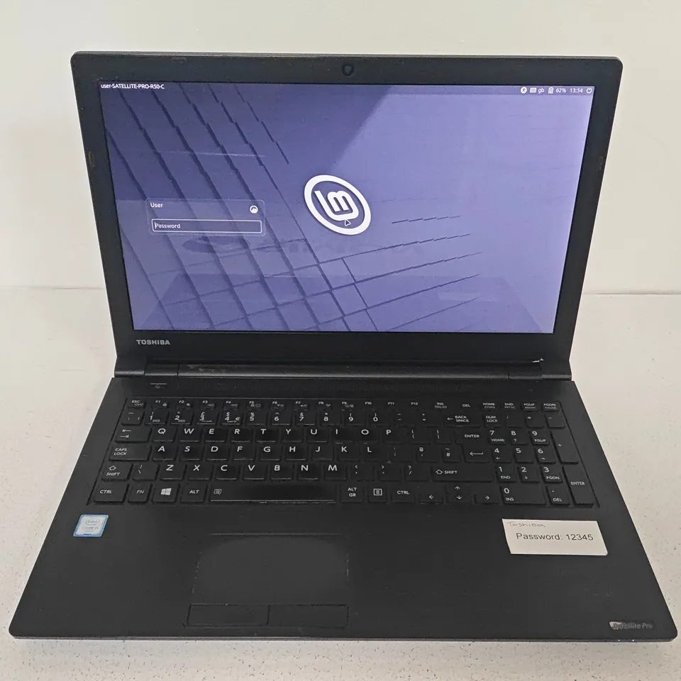 UNBOXED TOSHIBA SATELLITE PRO INTEL I5 LAPTOP IN BLACK - R50-C-17Z