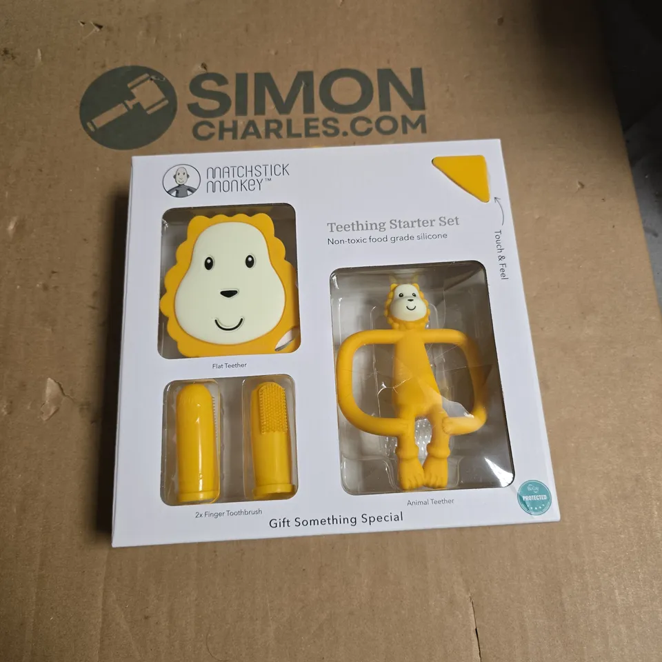 BOX OF APPROXIMATELY 15 ASSORTED TOYS AND GAMES INCLUDING GEOMAG CLASSIC PANELS , REACTION CHALLENGE AND MATCHSTICK MONKEY 