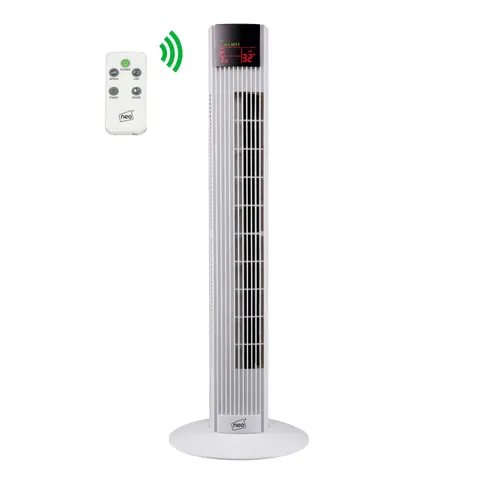 BOXED NEO 36” FREE STANDING 3 SPEED TOWER FAN - WHITE (1 BOX)