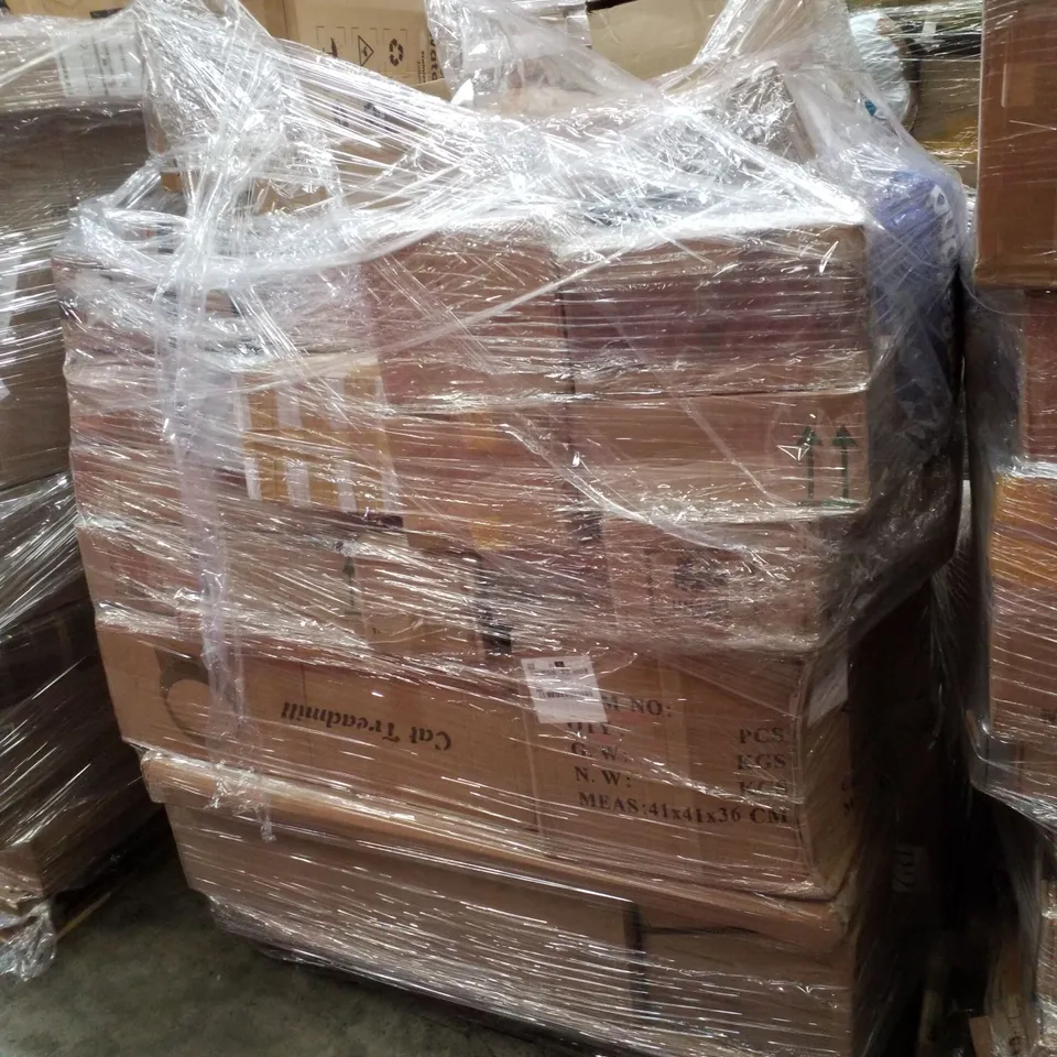 PALLET CONTAINING ASSORTED PRODUCTS INCLUDING WATER URN, STAND MIXER, CAT TREADMILL & SINGLE AIR FRYER