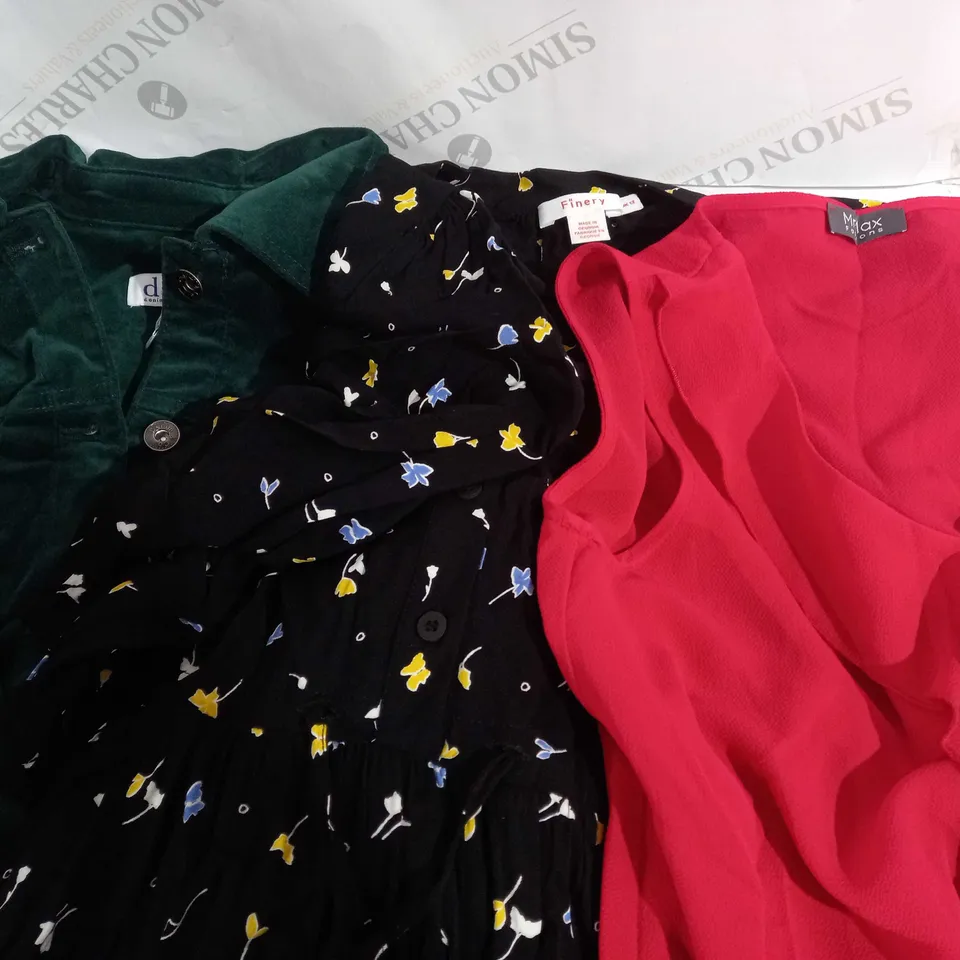 BOX OF APPROX 30 ASSORTED CLOTHING ITEMS TO INCLUDE - D&CO - KIM&CO ECT