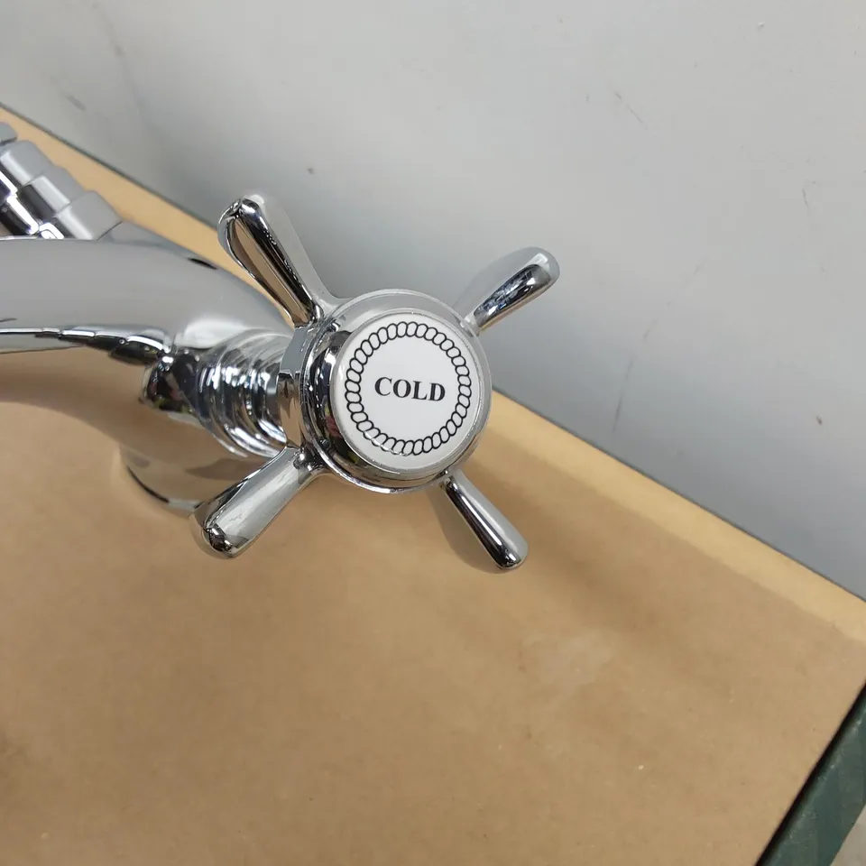 BOXED BRUMA IMPERIAL BASIN MIXER WITH POP-UP WASTE SET - CHROME