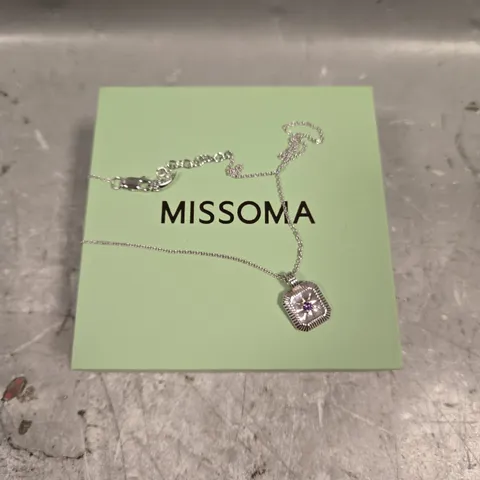 MISSOMA PURPLE STONE PENDANT NECKLACE 