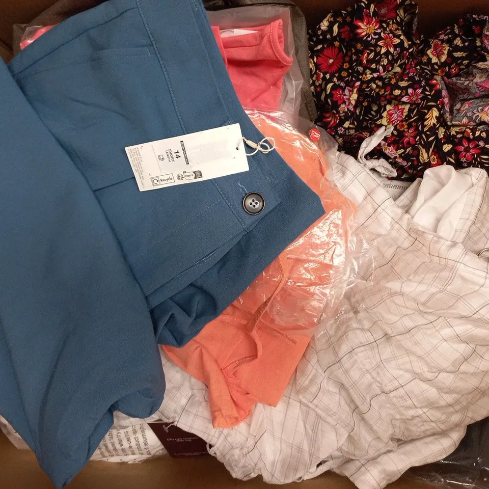 APPROXIMATELY 20 ASSORTED CLOTHING AND FASHION PRODUCTS IN VARIOUS STYLES AND SIZES - COLLECTION ONLY