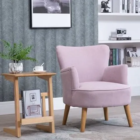 BOXED KEIRA ARMCHAIR IN VIOLET