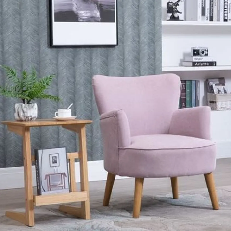 BOXED KEIRA ARMCHAIR IN VIOLET